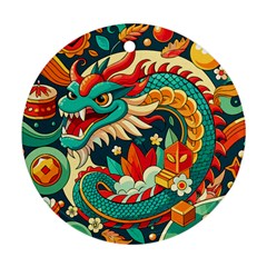 Chinese New Year ¨c Year Of The Dragon Ornament (round)