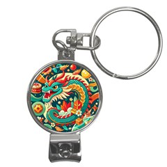 Chinese New Year ¨c Year Of The Dragon Nail Clippers Key Chain