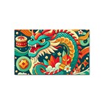 Chinese New Year – Year of the Dragon Sticker Rectangular (10 pack)
