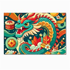 Chinese New Year ¨c Year Of The Dragon Postcards 5  X 7  (pkg Of 10) by Valentinaart