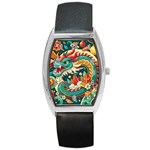 Chinese New Year – Year of the Dragon Barrel Style Metal Watch