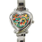 Chinese New Year – Year of the Dragon Heart Italian Charm Watch