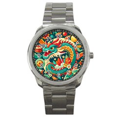 Chinese New Year ¨c Year Of The Dragon Sport Metal Watch