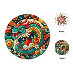 Chinese New Year – Year of the Dragon Playing Cards Single Design (Round)