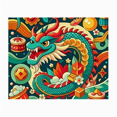 Chinese New Year ¨c Year Of The Dragon Small Glasses Cloth (2 Sides)
