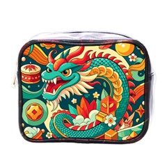 Chinese New Year ¨c Year Of The Dragon Mini Toiletries Bag (one Side)