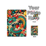 Chinese New Year – Year of the Dragon Playing Cards 54 Designs (Mini) Front - Heart2