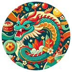Chinese New Year – Year of the Dragon UV Print Acrylic Ornament Round