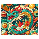 Chinese New Year – Year of the Dragon Premium Plush Fleece Blanket (Small)