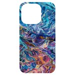 Kaleidoscopic currents iPhone 14 Pro Black UV Print Case Front