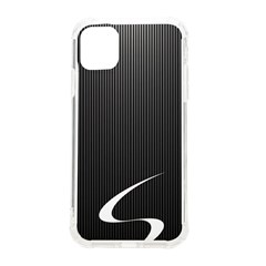 S Black Fingerprint, Black, Edge Iphone 11 Tpu Uv Print Case by nateshop