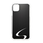 S Black Fingerprint, Black, Edge iPhone 11 TPU UV Print Case Front