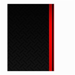 Abstract Black & Red, Backgrounds, Lines Small Garden Flag (two Sides) by nateshop