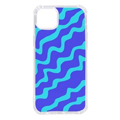 Purple Mint Turquoise Background Iphone 14 Plus Tpu Uv Print Case by Cemarart