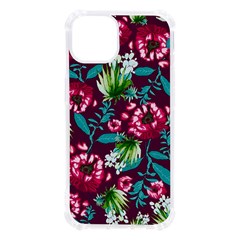 Flowers Pattern Art Texture Floral Iphone 13 Tpu Uv Print Case by Cemarart