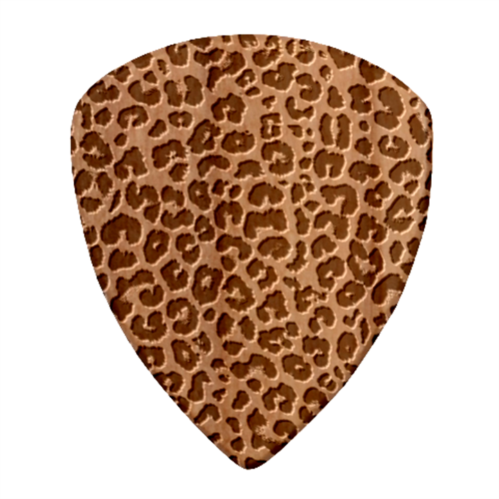 Leopard Animal Skin Patern Wood Guitar Pick (Set of 10)