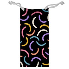 Abstract Pattern Wallpaper Jewelry Bag