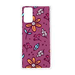 Flowers Petals Leaves Foliage Samsung Galaxy Note 20 Tpu Uv Case by Maspions