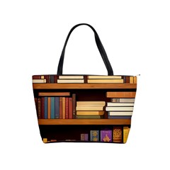 Book Nook Books Bookshelves Comfortable Cozy Literature Library Study Reading Room Fiction Entertain Classic Shoulder Handbag