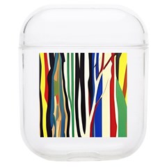 Abstract Trees Colorful Artwork Woods Forest Nature Artistic Soft Tpu Airpods 1/2 Case by Grandong
