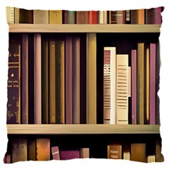 Books Bookshelves Office Fantasy Background Artwork Book Cover Apothecary Book Nook Literature Libra 16  Baby Flannel Cushion Case (two Sides) by Grandong