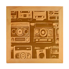 Retro Cameras Old Vintage Antique Technology Wallpaper Retrospective Wood Photo Frame Cube by Grandong