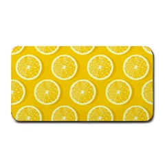 Lemon Fruits Slice Seamless Pattern Medium Bar Mat by Apen