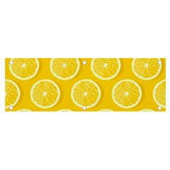 Lemon Fruits Slice Seamless Pattern Banner And Sign 6  X 2  by Apen