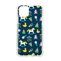 Cute Babies Toys Seamless Pattern Iphone 11 Pro 5 8 Inch Tpu Uv Print Case by Apen