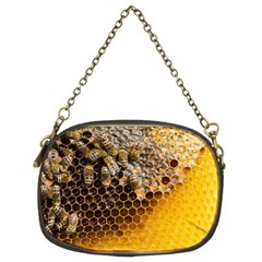 Honeycomb With Bees Chain Purse (two Sides) by Apen