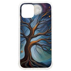 Tree Branches Mystical Moon Expressionist Oil Painting Acrylic Painting Abstract Nature Moonlight Ni Iphone 12/12 Pro Tpu Uv Print Case