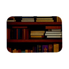 Book Nook Books Bookshelves Comfortable Cozy Literature Library Study Reading Room Fiction Entertain Open Lid Metal Box (silver)  