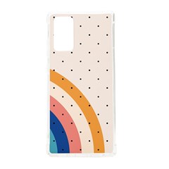 Abstract Geometric Bauhaus Polka Dots Retro Memphis Rainbow Samsung Galaxy Note 20 Tpu Uv Case by Maspions