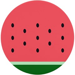 Watermelon Melon Fruit Healthy Food Meal Breakfast Lunch Juice Lemonade Summer Uv Print Round Tile Coaster
