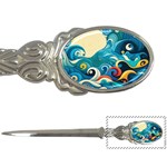 Waves Ocean Sea Abstract Whimsical Abstract Art Pattern Abstract Pattern Water Nature Moon Full Moon Letter Opener