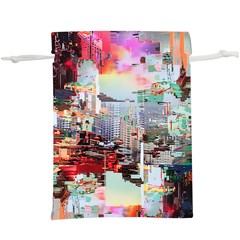 Digital Computer Technology Office Information Modern Media Web Connection Art Creatively Colorful C Lightweight Drawstring Pouch (xl)