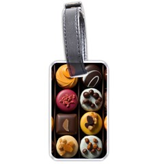 Chocolate Candy Candy Box Gift Cashier Decoration Chocolatier Art Handmade Food Cooking Luggage Tag (one Side) by Maspions