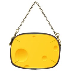 Cheese Texture, Yellow Backgronds, Food Textures, Slices Of Cheese Chain Purse (two Sides) by nateshop