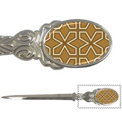 Gold Pattern Texture, Seamless Texture Letter Opener by nateshop