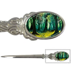 Trees Forest Mystical Forest Nature Junk Journal Landscape Nature Letter Opener by Maspions