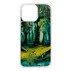 Trees Forest Mystical Forest Nature Junk Journal Landscape Nature Iphone 14 Pro Max Tpu Uv Print Case
