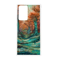 Trees Tree Forest Mystical Forest Nature Junk Journal Scrapbooking Landscape Nature Samsung Galaxy Note 20 Ultra Tpu Uv Case