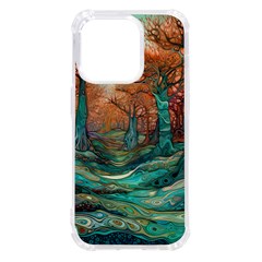 Trees Tree Forest Mystical Forest Nature Junk Journal Scrapbooking Landscape Nature Iphone 14 Pro Tpu Uv Print Case by Maspions