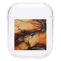 Texture Woodgrain Pattern Nature Wood Pattern Hard Pc Airpods 1/2 Case by Maspions