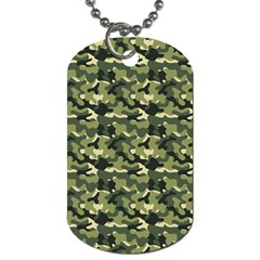 Camouflage Pattern Dog Tag (one Side)