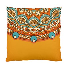 Mandala Orange Standard Cushion Case (two Sides)