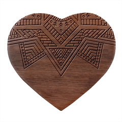 Mandala Sun Heart Wood Jewelry Box by goljakoff