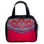 Mandala red Classic Handbag (Two Sides)