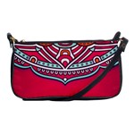 Mandala red Shoulder Clutch Bag