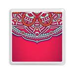 Mandala red Memory Card Reader (Square)